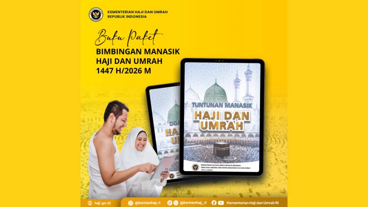 Kemenhaj Rilis Buku Manasik Haji 2026, Lebih Ramah Lansia dan Bisa Download Gratis