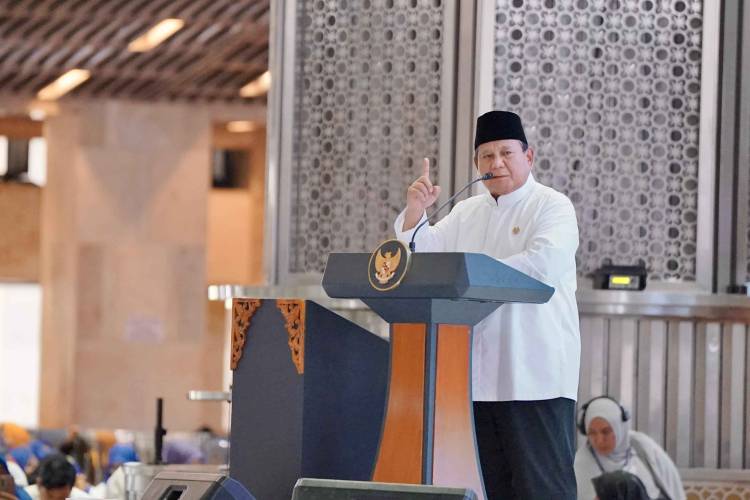 Presiden Prabowo Ajak Ribuan Jamaah Munajat MUI Bersatu Lawan Korupsi