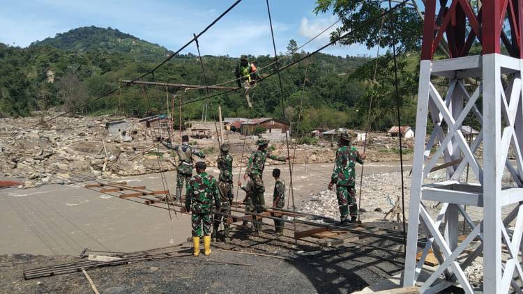 Progres Signifikan, Jembatan Gantung 120 Meter di Burlah Segera Sambungkan Empat Desa