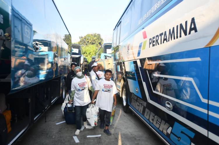 Ribuan Pemudik Pertamina Antusias Berangkat ke Kampung Halaman