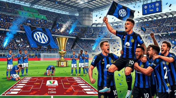 Tekuk Como di Giuseppe Meazza, Inter Milan ke Final Coppa Italia