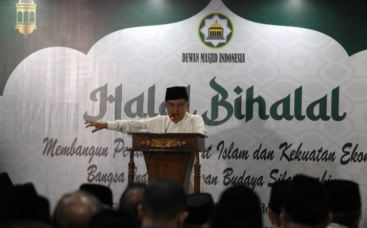 Halal Bihalal DMI, JK Tekankan Silaturahim sebagai Energi Peradaban