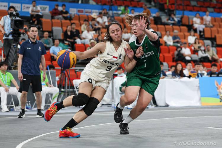 Timnas Basket 3x3 Putri Lolos Babak 16 Besar Asian Beach Games Sanya 2026 
