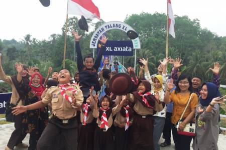 Jembatan Talang Diresmikan; Hubungkan Desa Bumi Ayu - Desa Fajaresuk di Lampung