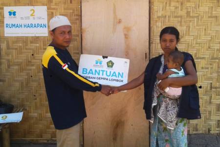 MI Mazro'atul Ulum; Donasi 1 Unit Rumah Untuk Korban Gempa Lombok
