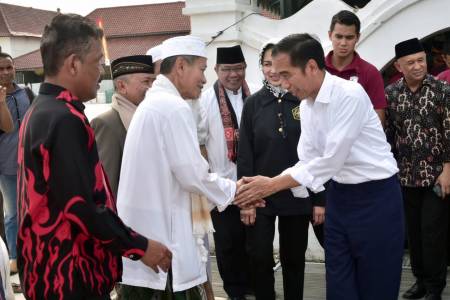 Presiden Tinjau Kawasan Banten Lama