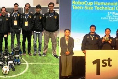 Robot Sepak Bola ITS; Jawara Robocup 2019 di Australia