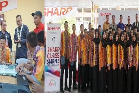Sharp Indonesia; Persiapkan Lulusan Siap Kerja di Sharp Class Banjarmasin