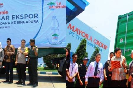 Le Minerale Ekspor ke Singapura; Kembangkan Pasar di Luar Negeri