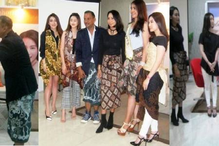 Embran Nawawi Tampilkan Batik Pop Mekasan; dalam Beauty Story of East Java Batik