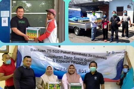 34 Kantor Cabang FIFGROUP di Jawa Timur; Salurkan 5.400 Paket Sembako