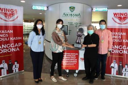 Wings Group; Donasikan 2 Ventilator kepada RS Adi Husada Surabaya