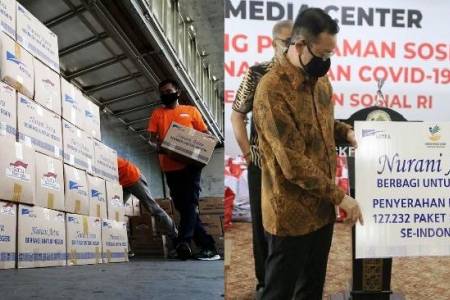 Astra Serahkan Bantuan Tahap Keempat; 127.232 Paket Bahan Pokok 