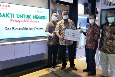 Sharp Indonesia Salurkan Bantuan Darurat; bagi Korban Bencana