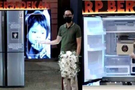 Sharp Bersedekah Ajak Masyarakat Donasikan Makanan; Siapkan Lemari Es di 3 Titik Lokasi