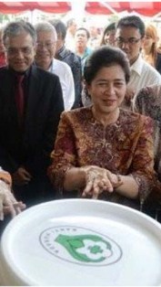   Menkes Nila; Canangkan Kampanye Nasional Bulan Eliminasi Kaki Gajah Tahun 2015