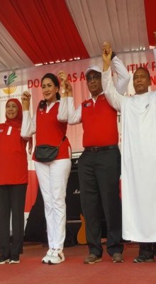 Doa Lintas Agama; Digelar Saat Jalan Sehat Kebangsaan