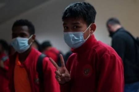 Timnas Indonesia Tiba di Tajikistan untuk Berlaga di Kualifikasi Piala Asia 2022