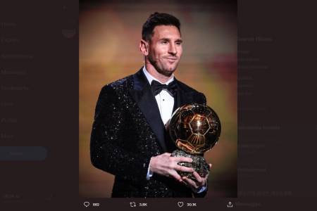 Messi: Harusnya Lewandowski yang Dapatkan Ballon D'Or, Tahun Lalu