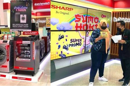 Sharp Indonesia Punya Program Belanja Sumo Hoki; Berhadiah Miliaran