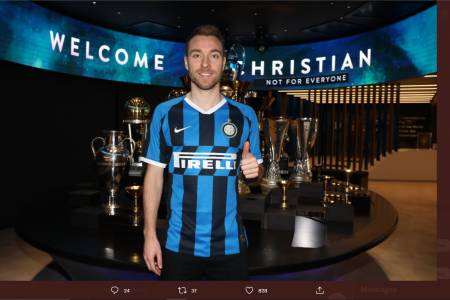 Christian Eriksen Bakal Putus Kontrak dengan Inter Milan pada Januari