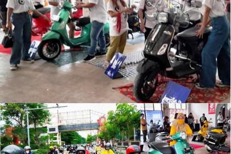 JD.ID Gandeng Komunitas Vespa; Adakan Sunday Morning Ride