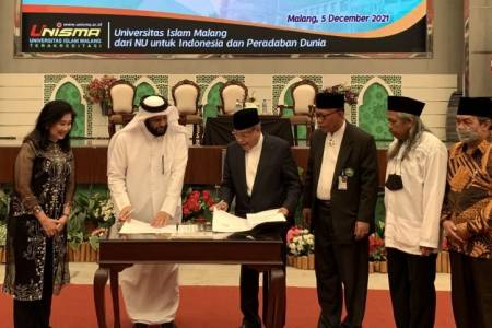PBNU dan Qatar  Jalin Kerja Sama Bangun 100 Masjid dan Rumah Sakit di Wilayah Indonesia.