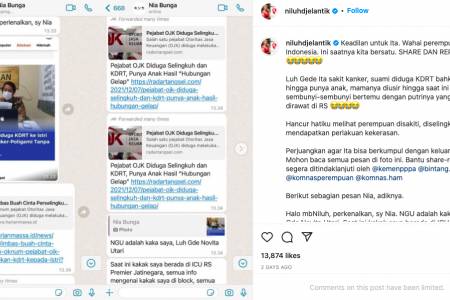 Pejabat OJK Diduga KDRT dan Poligami Tanpa Izin, Adik Ipar Cari Keadilan