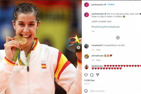 Carolina Marin Resmi Batal Ikut Kejuaraan Dunia Bulu Tangkis 2021