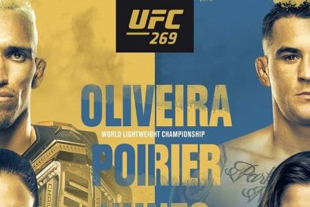 UFC 269: Charler Oliveira Pertahankan Gelar Usai Tumbangkan Dustin Poirier