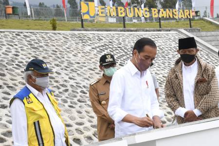 Presiden Resmikan Empat Embung di Jawa Tengah