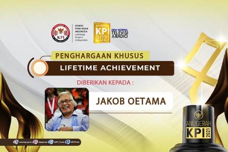 Jakob Oetama Raih Lifetime Achievement Anugerah KPI