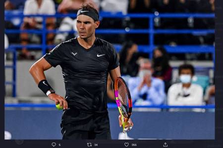 Rafael Nadal Tetap Senang Meski Tumbang di Semifinal Mubdala World Tennis Championship 2021