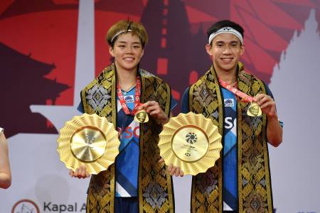 Gemilang di 2021, Ganda Campuran Thailand Siap Berburu Medali di Asian Games 2022