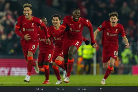 Hasil Perempat Final Carabao Cup: Liverpool, Chelsea, dan Spurs Lolos ke Babak Selanjutnya