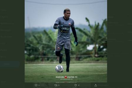 Madura United Pertahankan Komposisi Penjaga Gawang di Putaran Kedua Liga 1 2021
