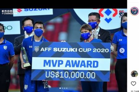 Daftar Peraih Penghargaan Piala AFF 2020: Chanatip Songkrasin MVP, Indonesia Dapat Fair Play Award