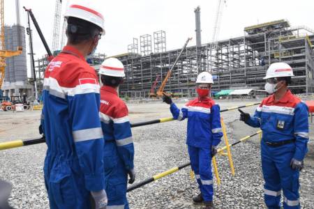 Pembangunan RDMP Kilang Balikpapan Lebihi Target