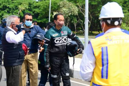 Tinjau Penataan Infrastruktur, Presiden Harap Pembenahan Sirkuit Mandalika Segera Rampung