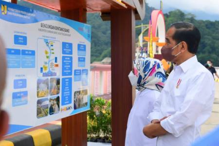 Presiden Joko Widodo Resmikan Bendungan Bintang Bano Senilai Rp1,44 Triliun