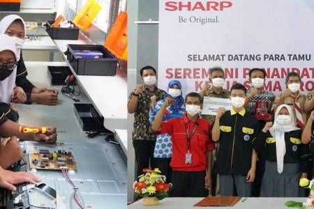 Program Sharp Class Didik Puluhan Siswa SMK Jadi Generasi Muda Siap Kerja