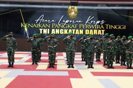 Ini Dia 23 Perwira TNI AD Mendapat Kenaikan Pangkat!