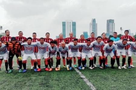 Taklukan Cileduk Legend Club 2-1, Pelatih Tim Wartawan Jakarta Tekankan Semangat Juang Tim