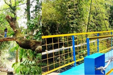 SCTV Bangun Jembatan Asa ke-26 di Kecamatan Rumpin Kabupaten Bogor