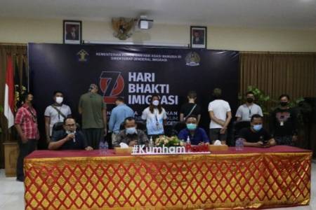 4 WNA Pelaku Pengeroyokan di Bali Ditahan Rudenim