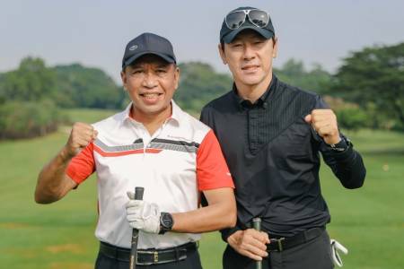 Main Golf Bareng, Menpora dan Shin Tae-yong Bahas Masa Depan Sepak Bola Indonesia