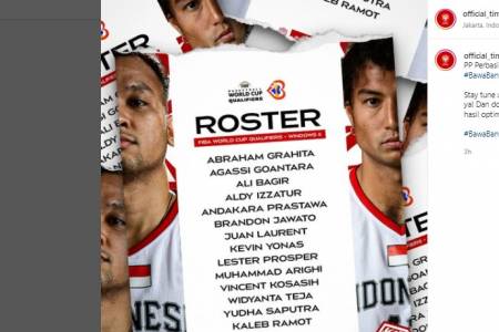 Timnas Basket Indonesia Panggil 14 Pemain untuk Kualifikasi Piala Dunia 2023