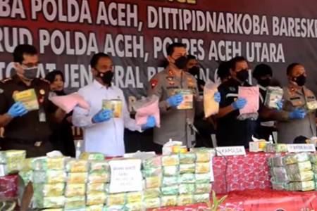 Sindikat Narkoba Jaringan Internasional Dibekuk di Aceh