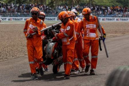Jumlah Kecelakaan pada Hari Kedua Pertamina Grand Prix of Indonesia Bukan karena Faktor Lintasan
