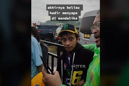 Viral "Valentino Rossi" Diam-Diam Hadir di MotoGP Mandalika?